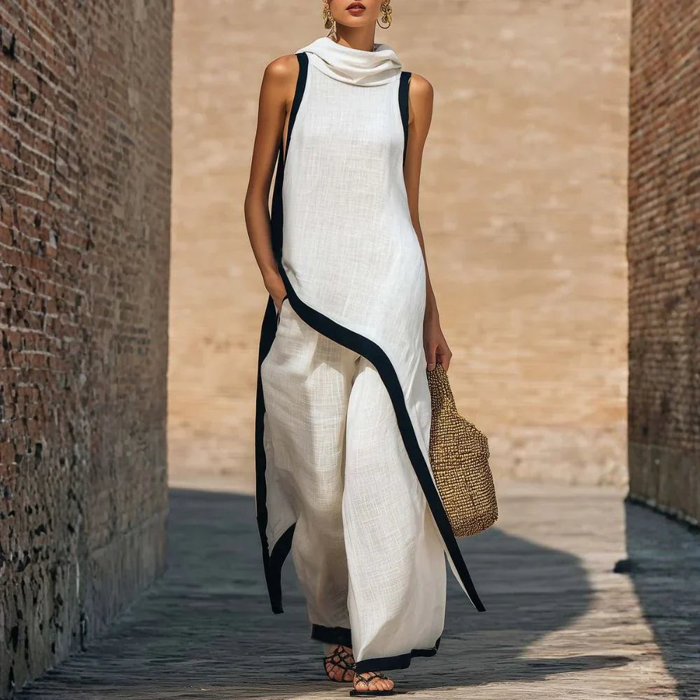Caterina Radaelli™ Coordinato scultoreo per un'eleganza estiva senza sforzo