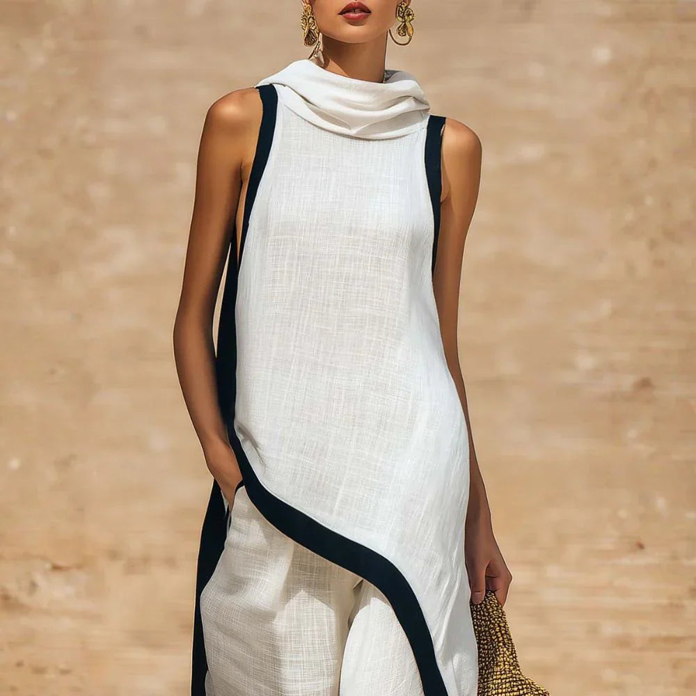 Caterina Radaelli™ Coordinato scultoreo per un'eleganza estiva senza sforzo