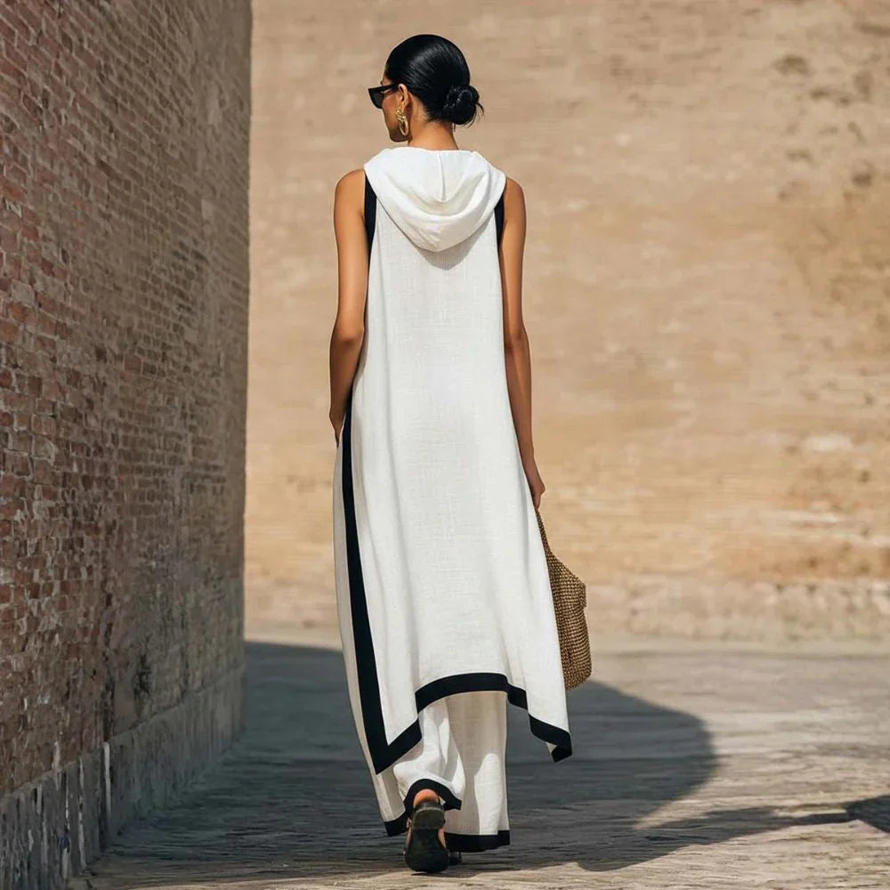Caterina Radaelli™ Coordinato scultoreo per un'eleganza estiva senza sforzo
