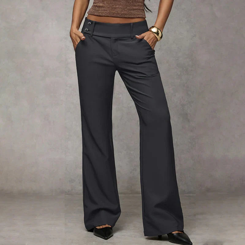 Cecilia Baldini™ Pantaloni a gamba larga eleganti