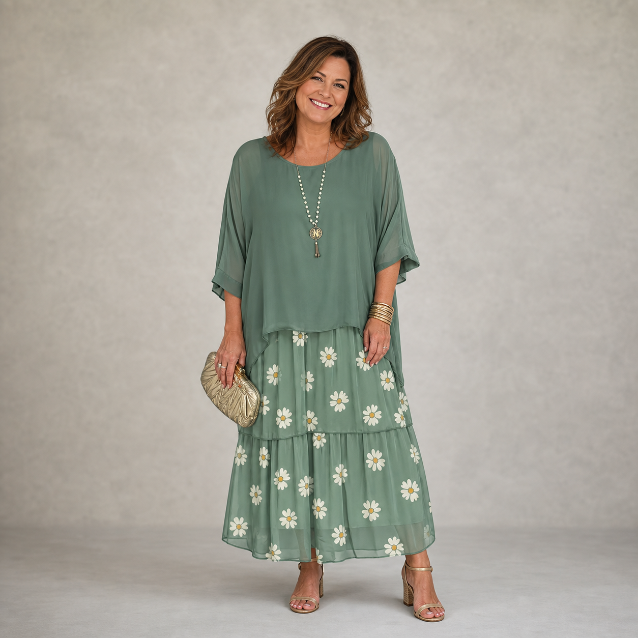 Chiara Novara™ Abito elegante a fiori per occasioni speciali