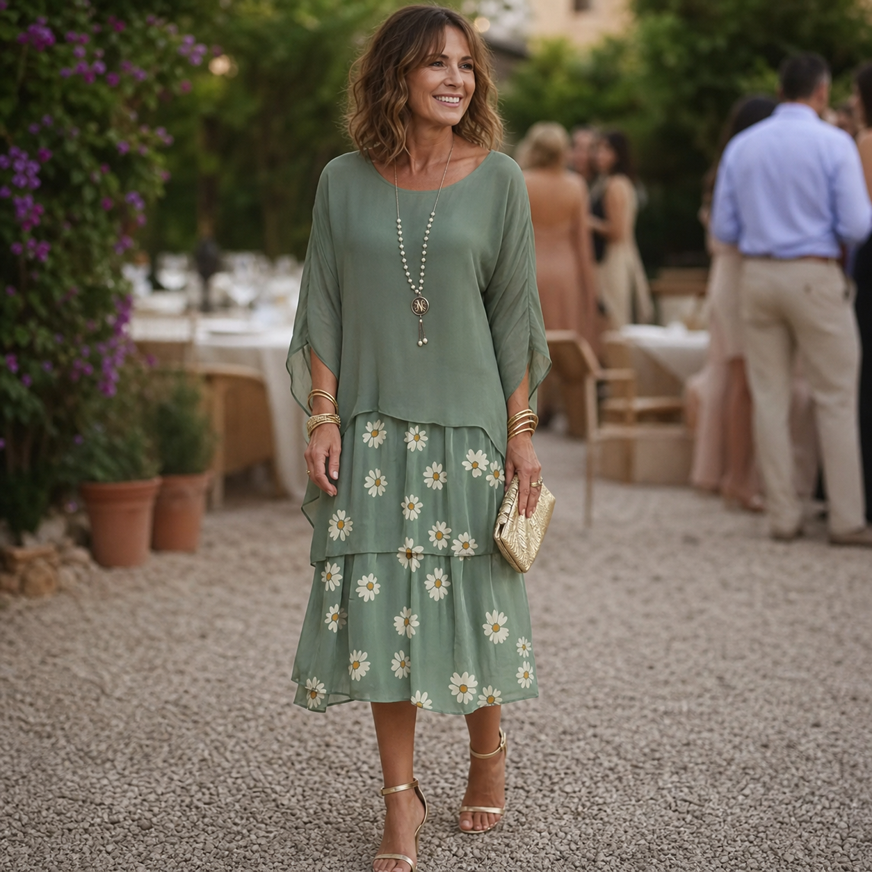 Chiara Novara™ Abito elegante a fiori per occasioni speciali