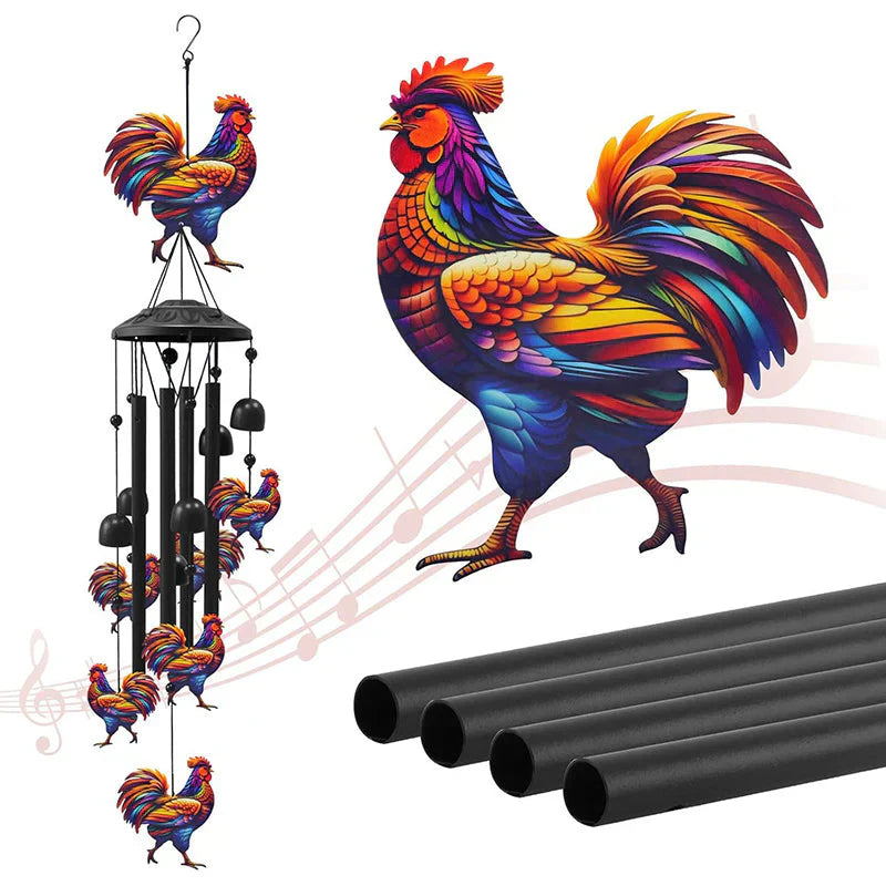 Chimera™ Carillon eolico in metallo elegante per verande serene