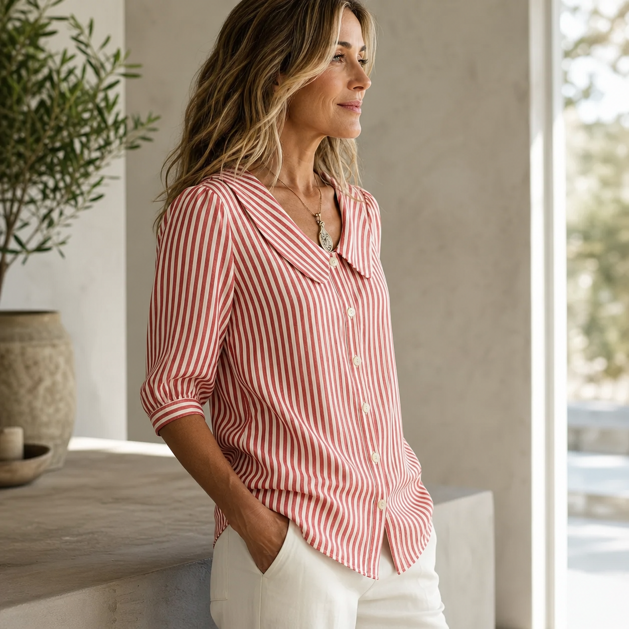 Cinzietta Mascarpone™ Camicia traspirante per uno stile senza sforzo