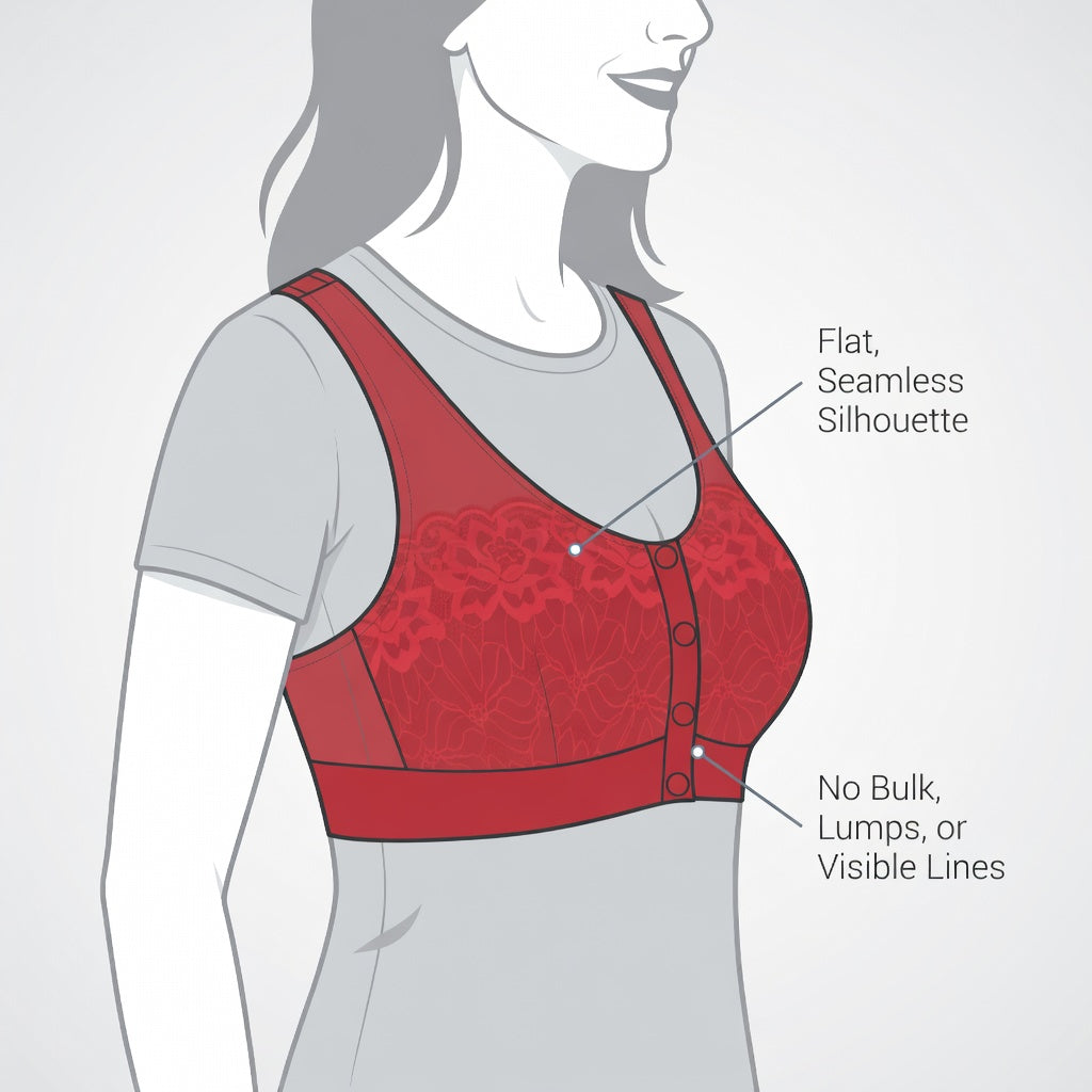 Claspella™ Reggiseno traspirante con chiusura anteriore per il massimo comfort tutto il giorno