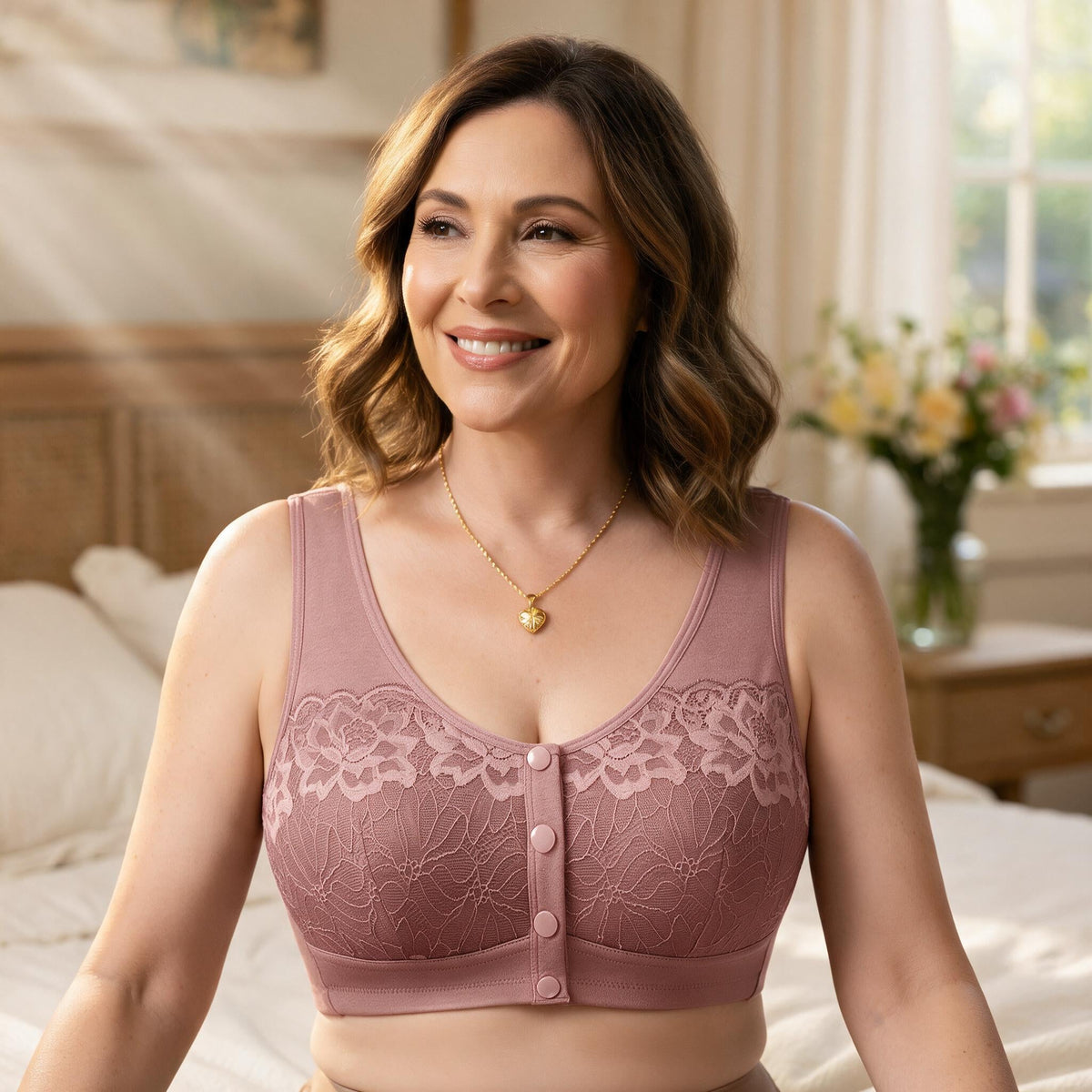 Claspella™ Reggiseno traspirante con chiusura anteriore per il massimo comfort tutto il giorno