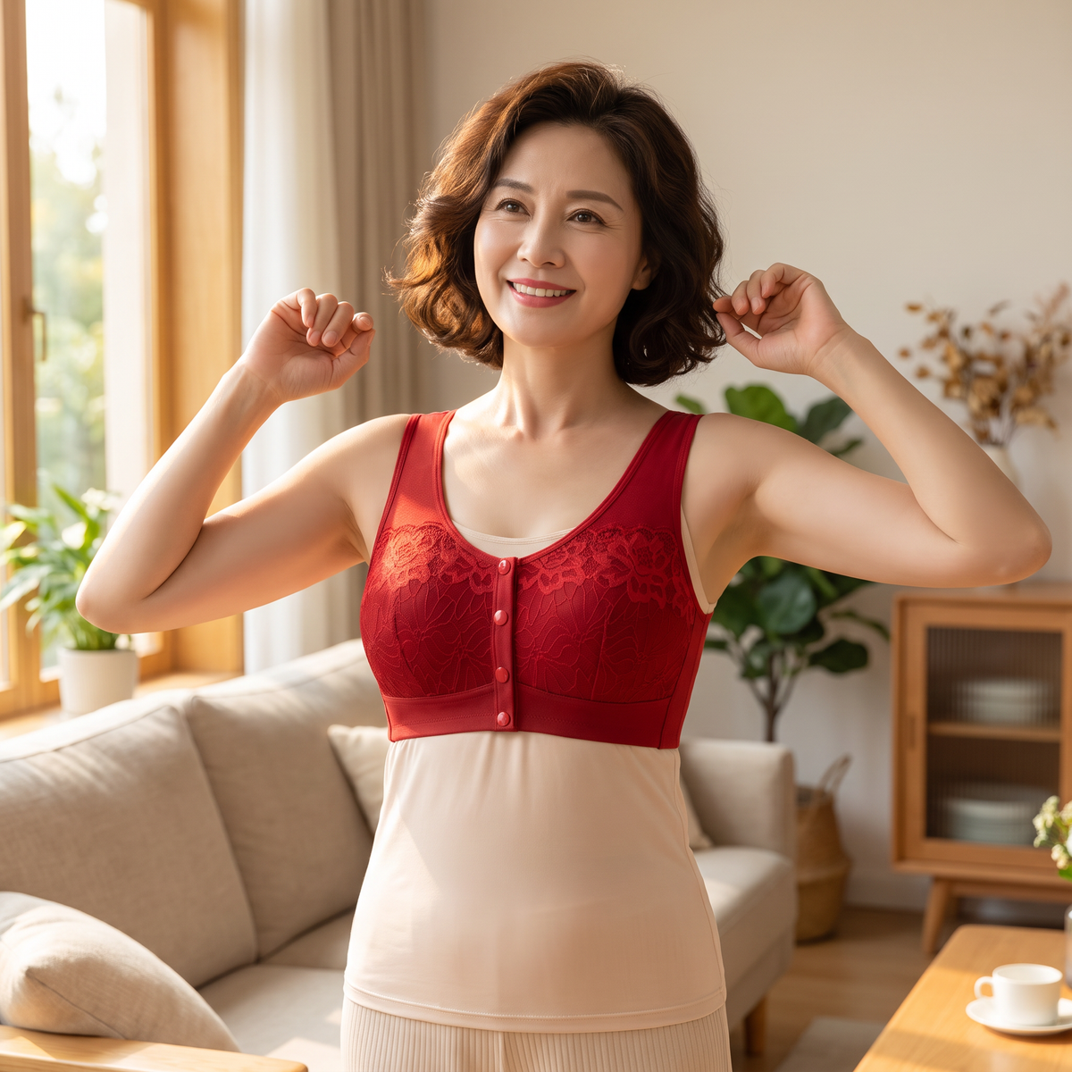 Claspella™ Reggiseno traspirante con chiusura anteriore per il massimo comfort tutto il giorno