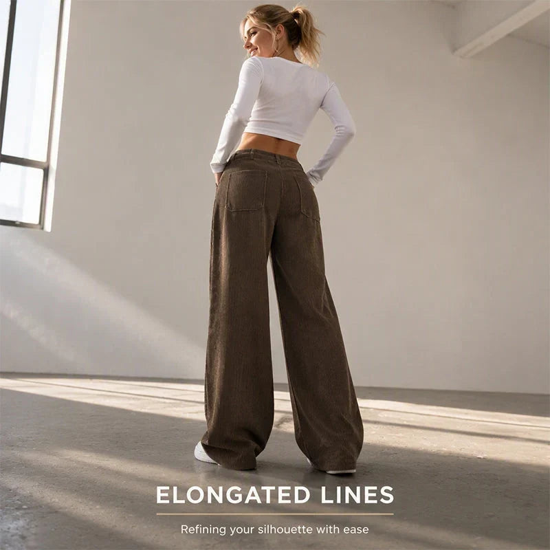 Colomba Ughi™ Pantaloni a gamba larga relaxed per il comfort quotidiano