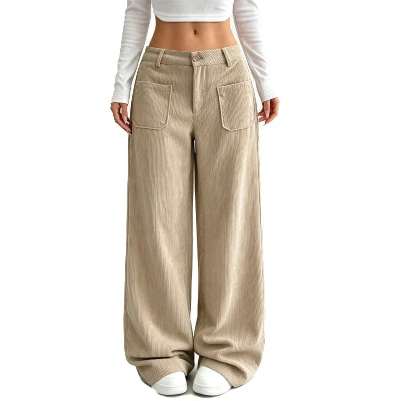 Colomba Ughi™ Pantaloni a gamba larga relaxed per il comfort quotidiano