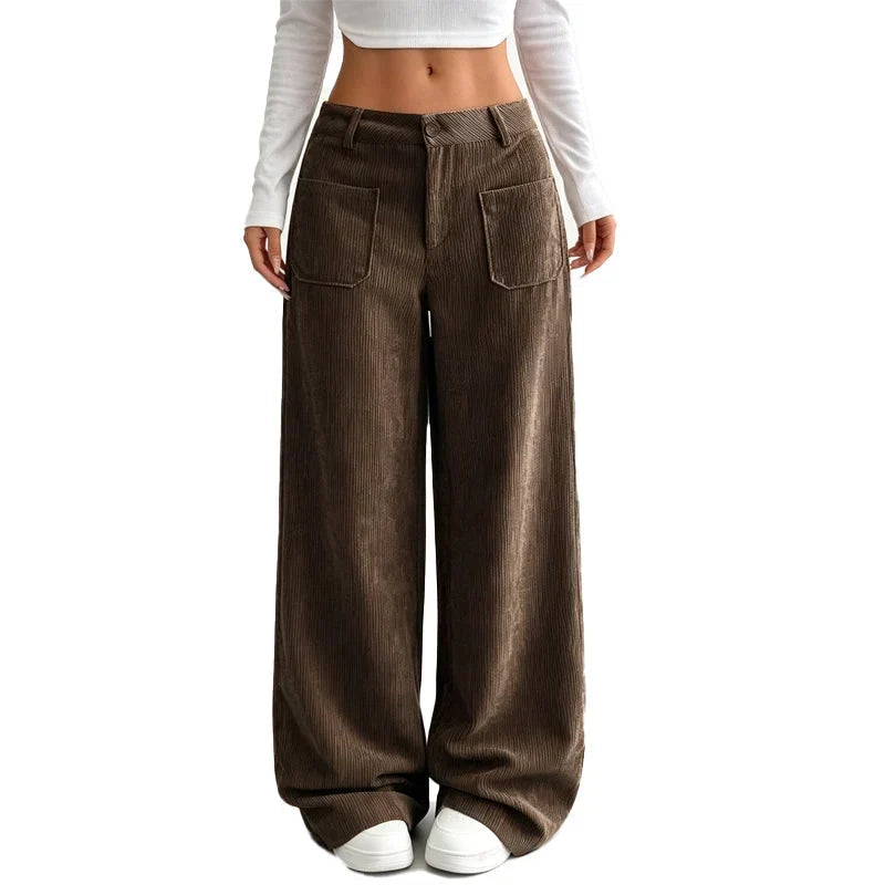 Colomba Ughi™ Pantaloni a gamba larga relaxed per il comfort quotidiano