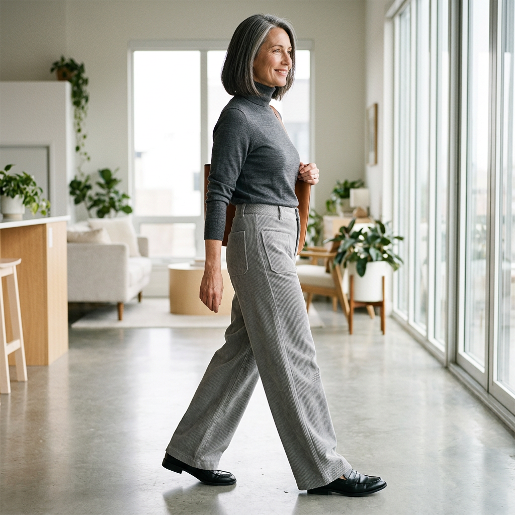 Colomba Ughi™ Pantaloni a gamba larga relaxed per il comfort quotidiano