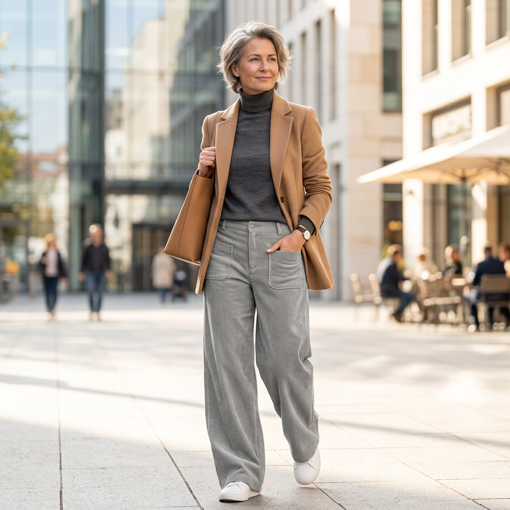 Colomba Ughi™ Pantaloni a gamba larga relaxed per il comfort quotidiano