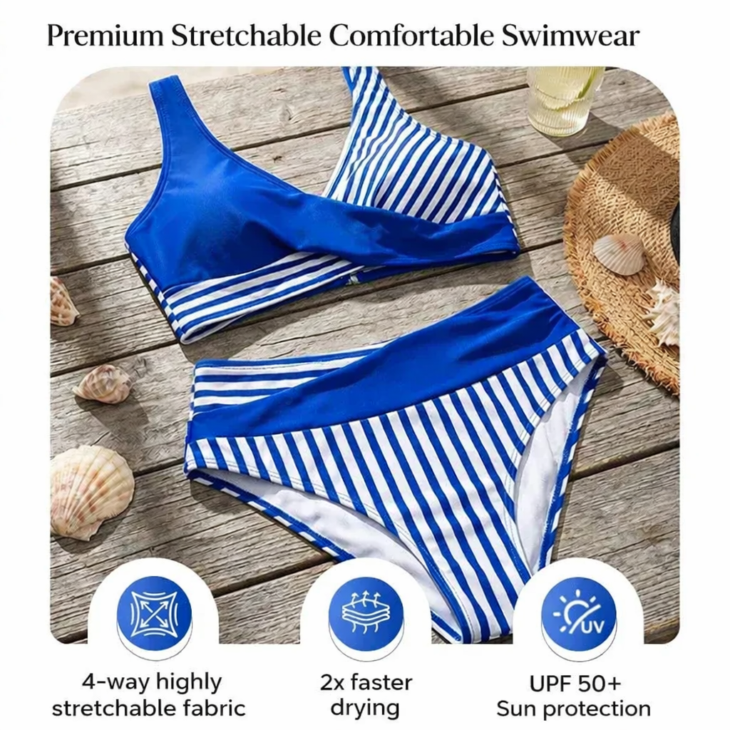 Colorvine™ Bikini color block per curve sicure di sé