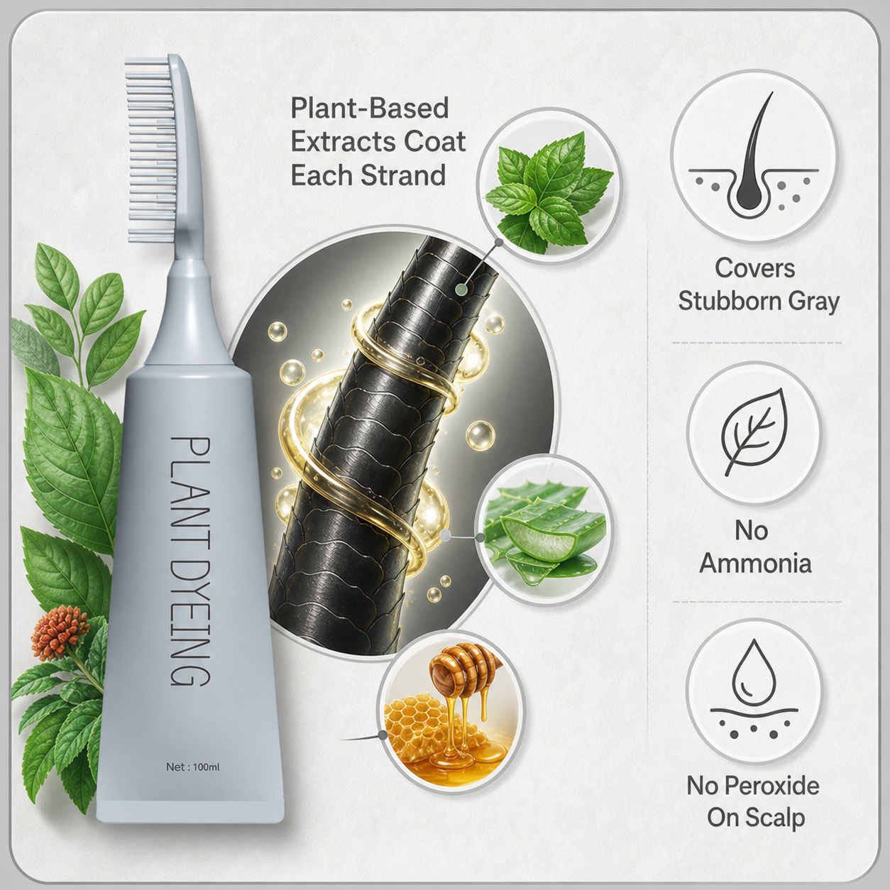 Combrané™ Tinta capelli delicata per colore scuro naturale