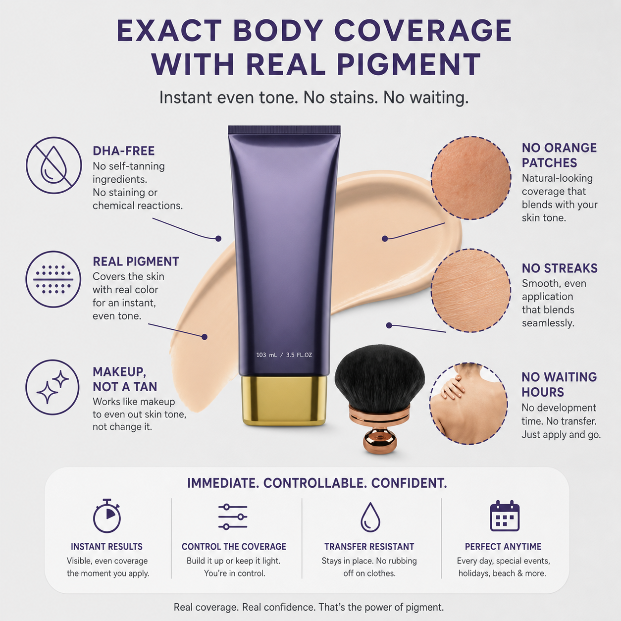 Covrané™ Make-up corpo waterproof per una pelle liscia e uniforme