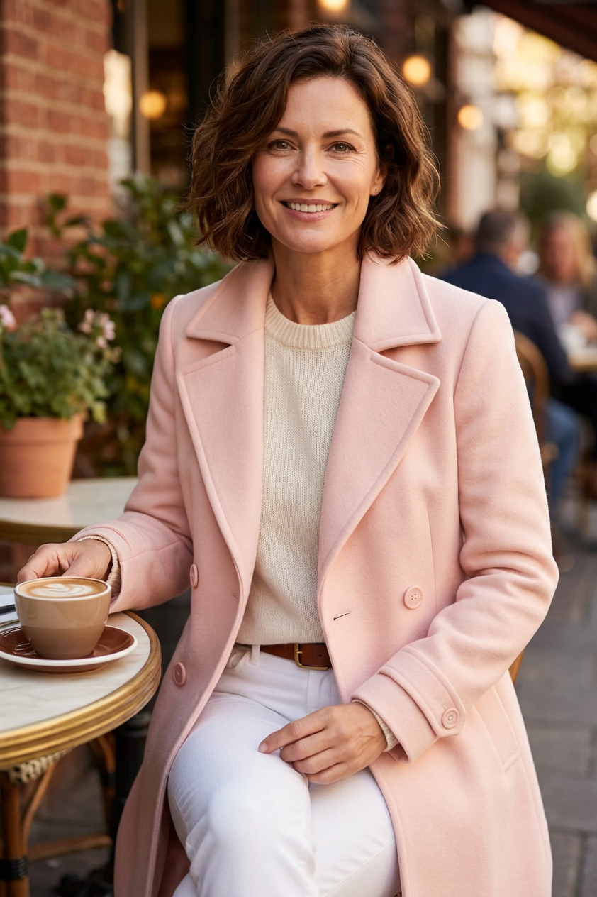 Daria Acquaviva™ Cappotto lungo versatile per ogni occasione
