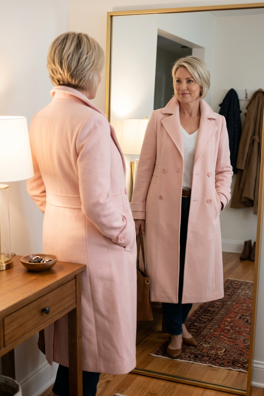 Daria Acquaviva™ Cappotto lungo versatile per ogni occasione