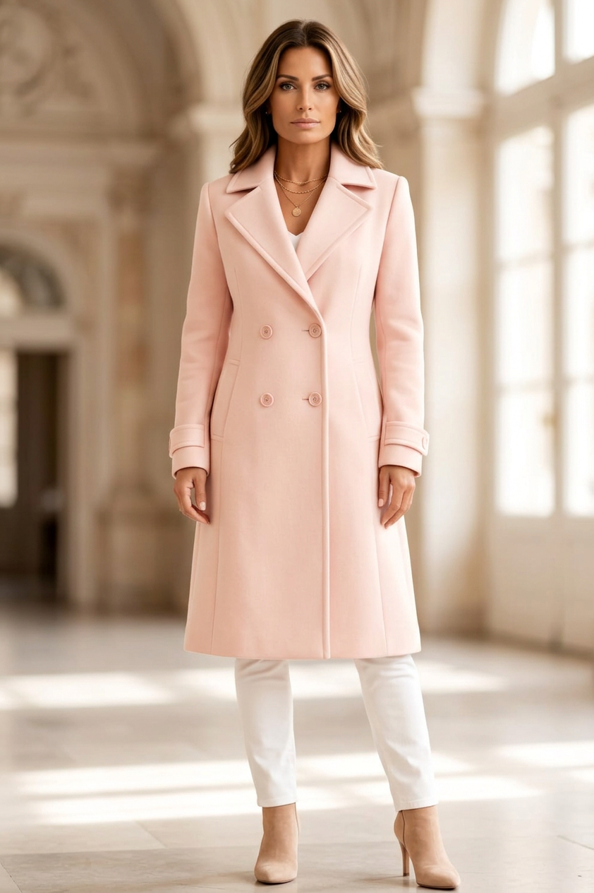 Daria Acquaviva™ Cappotto lungo versatile per ogni occasione