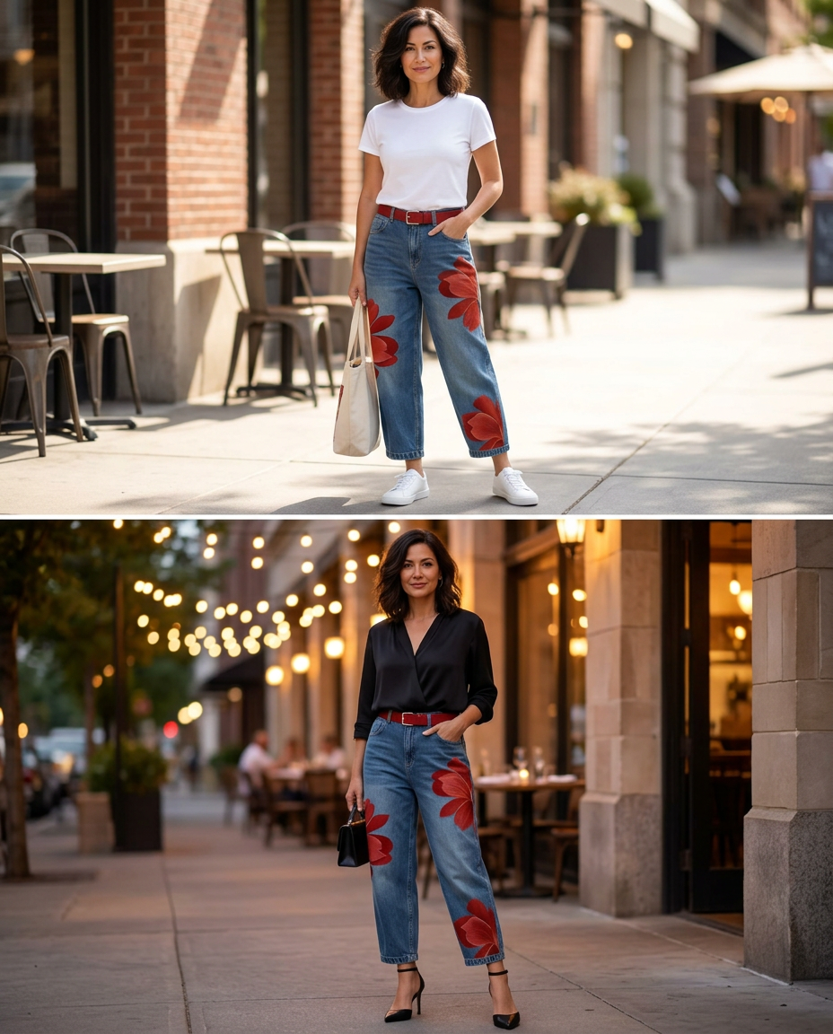 Daria Della Valle™ Pantaloni floreali eleganti per uno stile quotidiano
