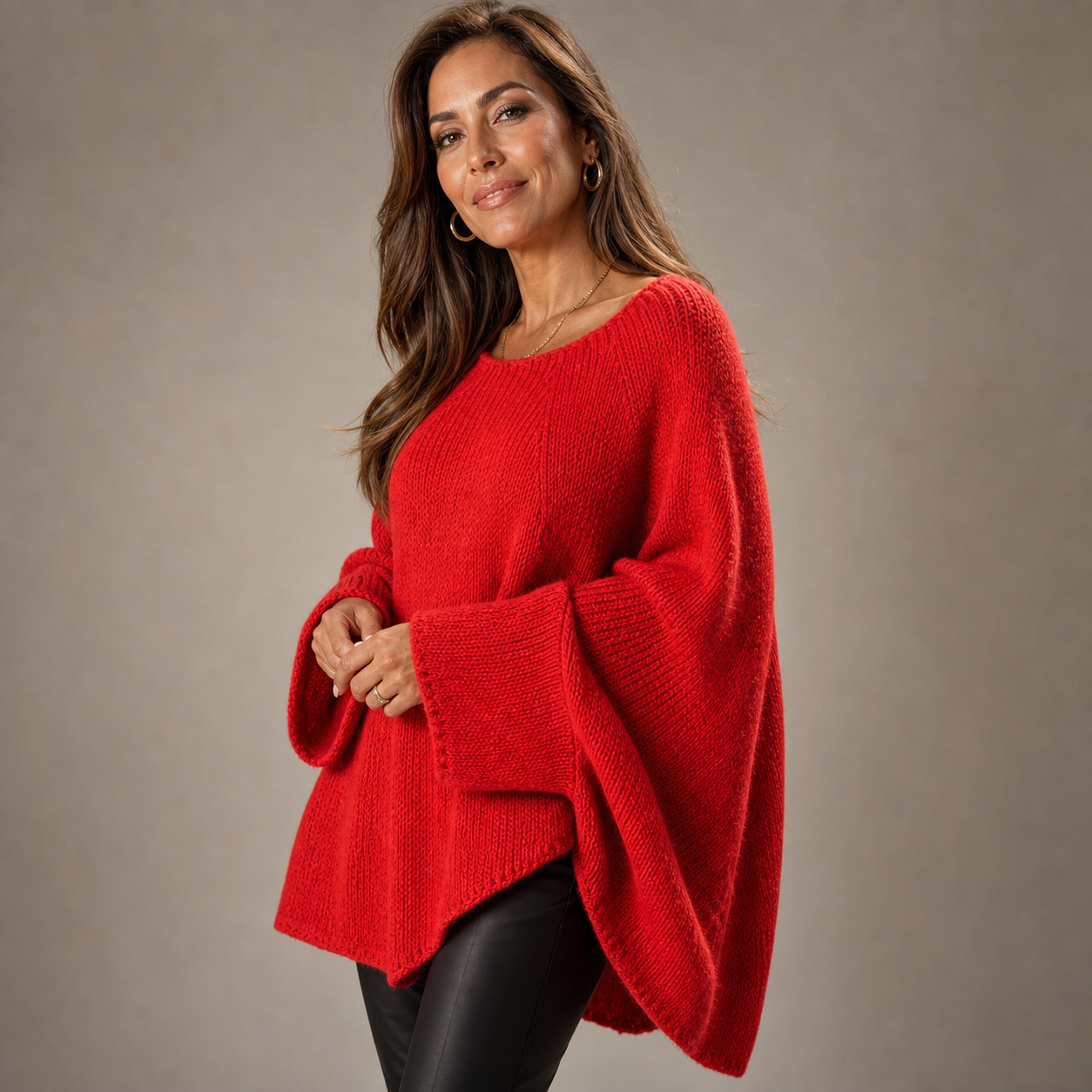 Debora Bartolomei™ Maglione con cappuccio caldo ed elegante