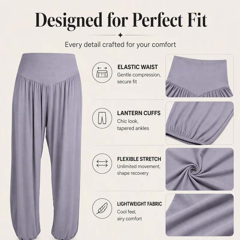 Delia Borsani™ Pantaloni a vita alta e gamba larga per un comfort che valorizza la silhouette