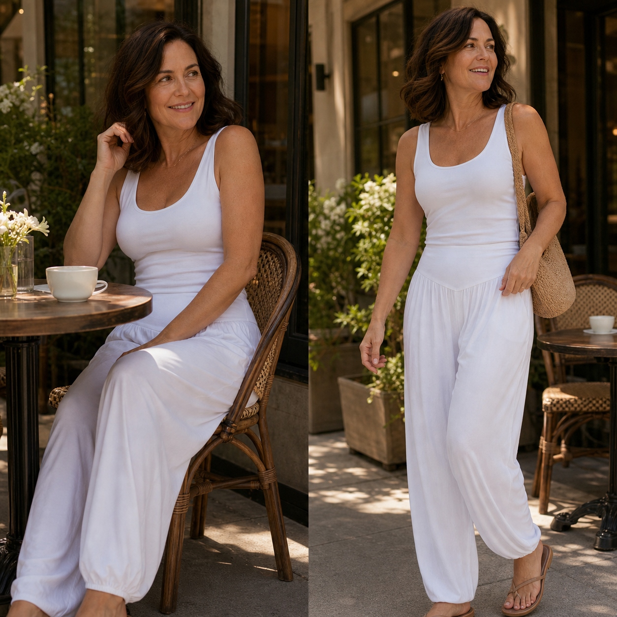 Delia Borsani™ Pantaloni a vita alta e gamba larga per un comfort che valorizza la silhouette
