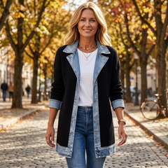 Patrizia Bergonzi™ Cappotto a coste versatile per ogni occasione