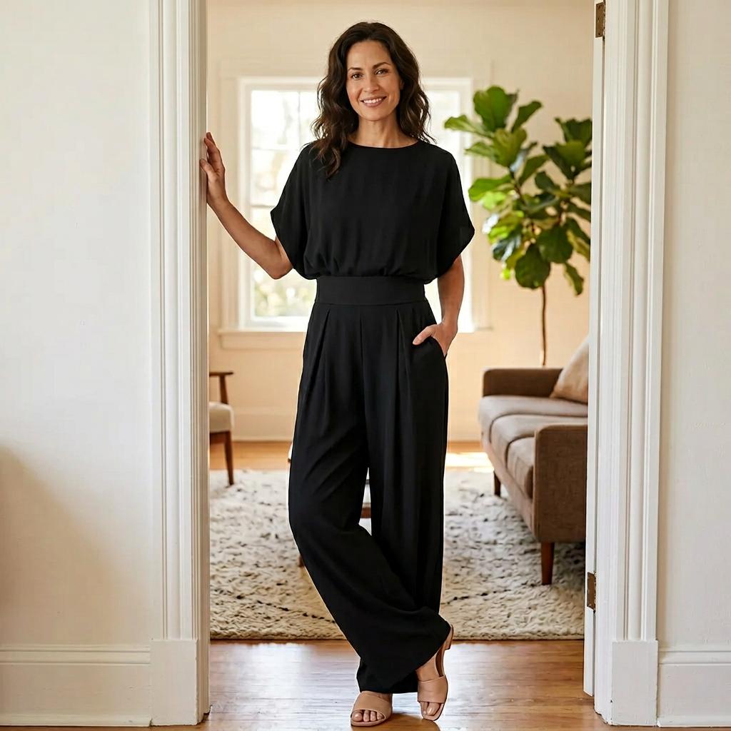 Donatella Sansoni™ Tuta jumpsuit aderente a vita femminile