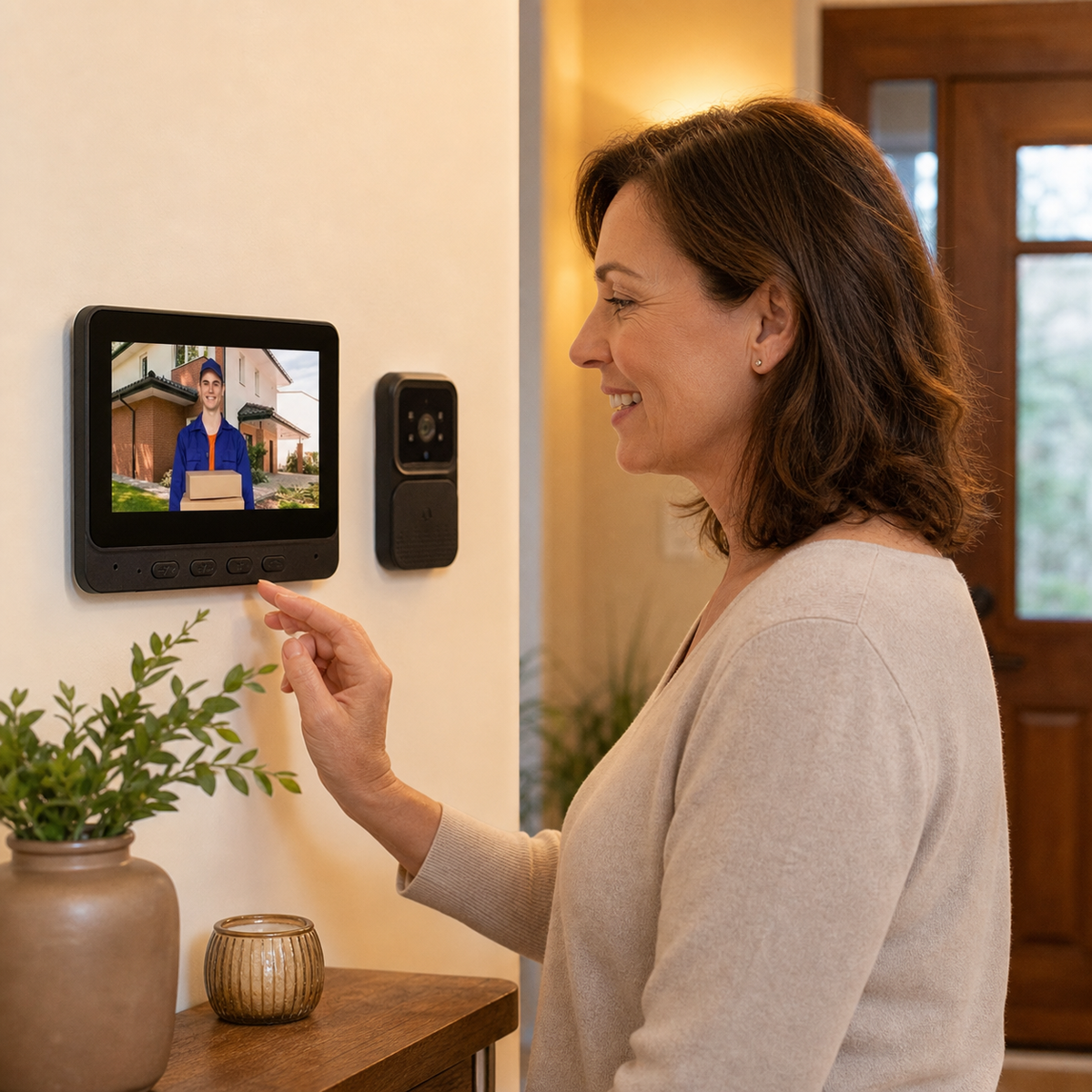 DoorView Pro™ Videocitofono wireless per rispondere alla porta in totale sicurezza