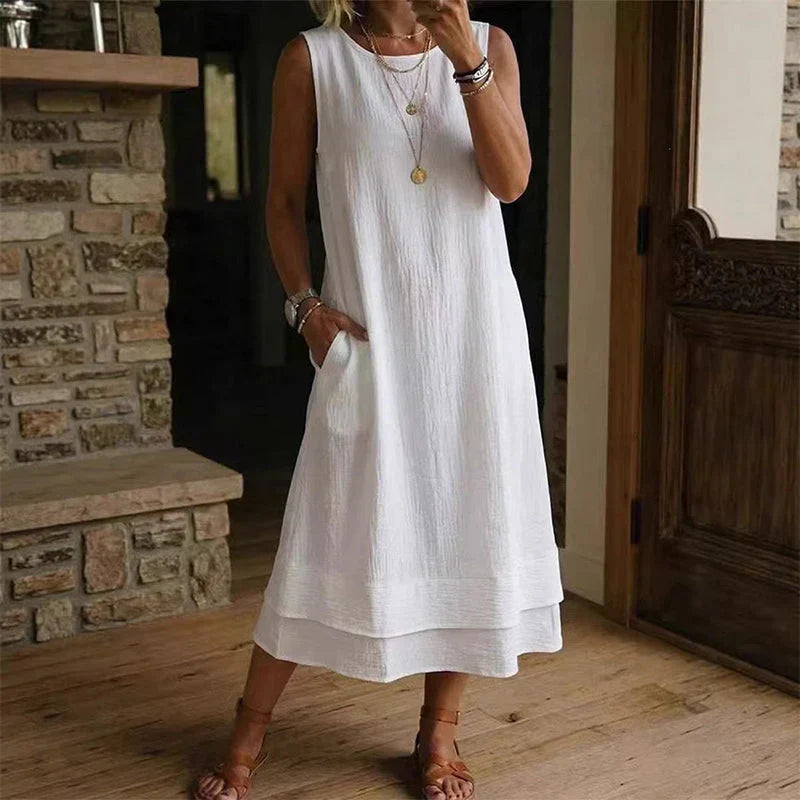 Dorotea Tofani™ Vestito estivo a strati traspirante per le giornate calde