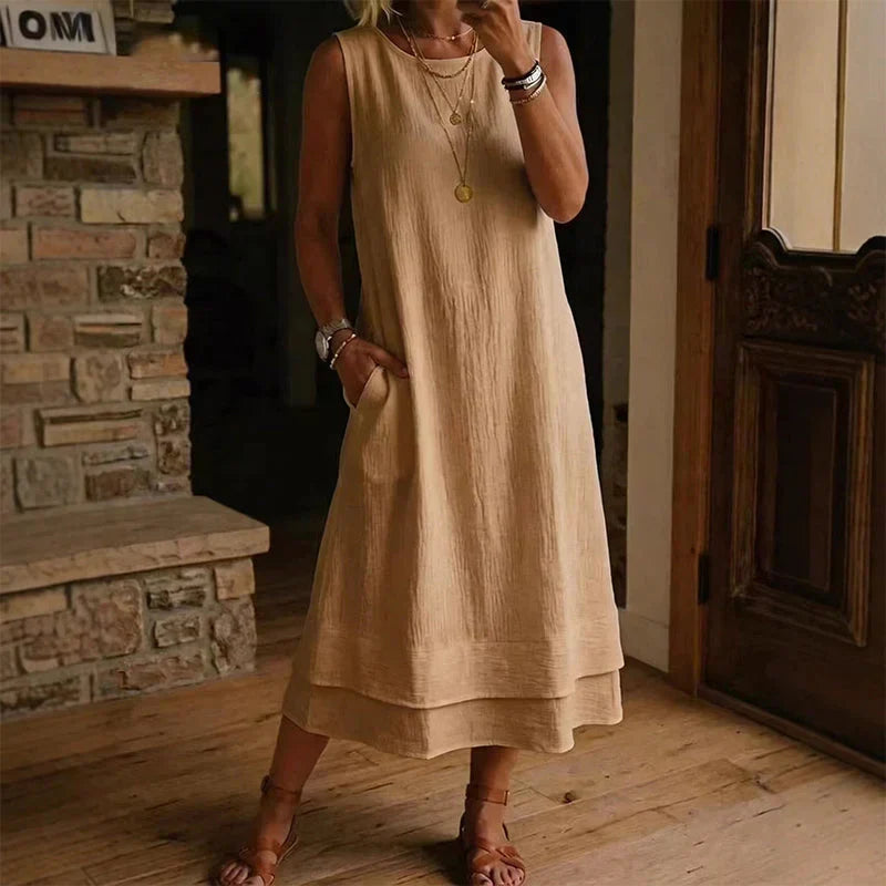 Dorotea Tofani™ Vestito estivo a strati traspirante per le giornate calde