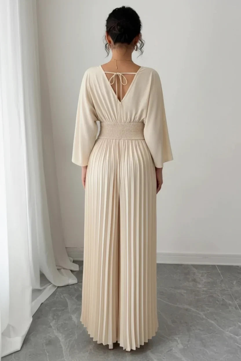 Edvige Acquaviva™ Tuta elegante con scollo a V per occasioni speciali