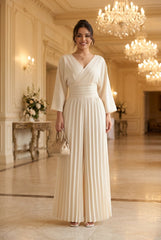 Edvige Acquaviva™ Tuta elegante con scollo a V per occasioni speciali