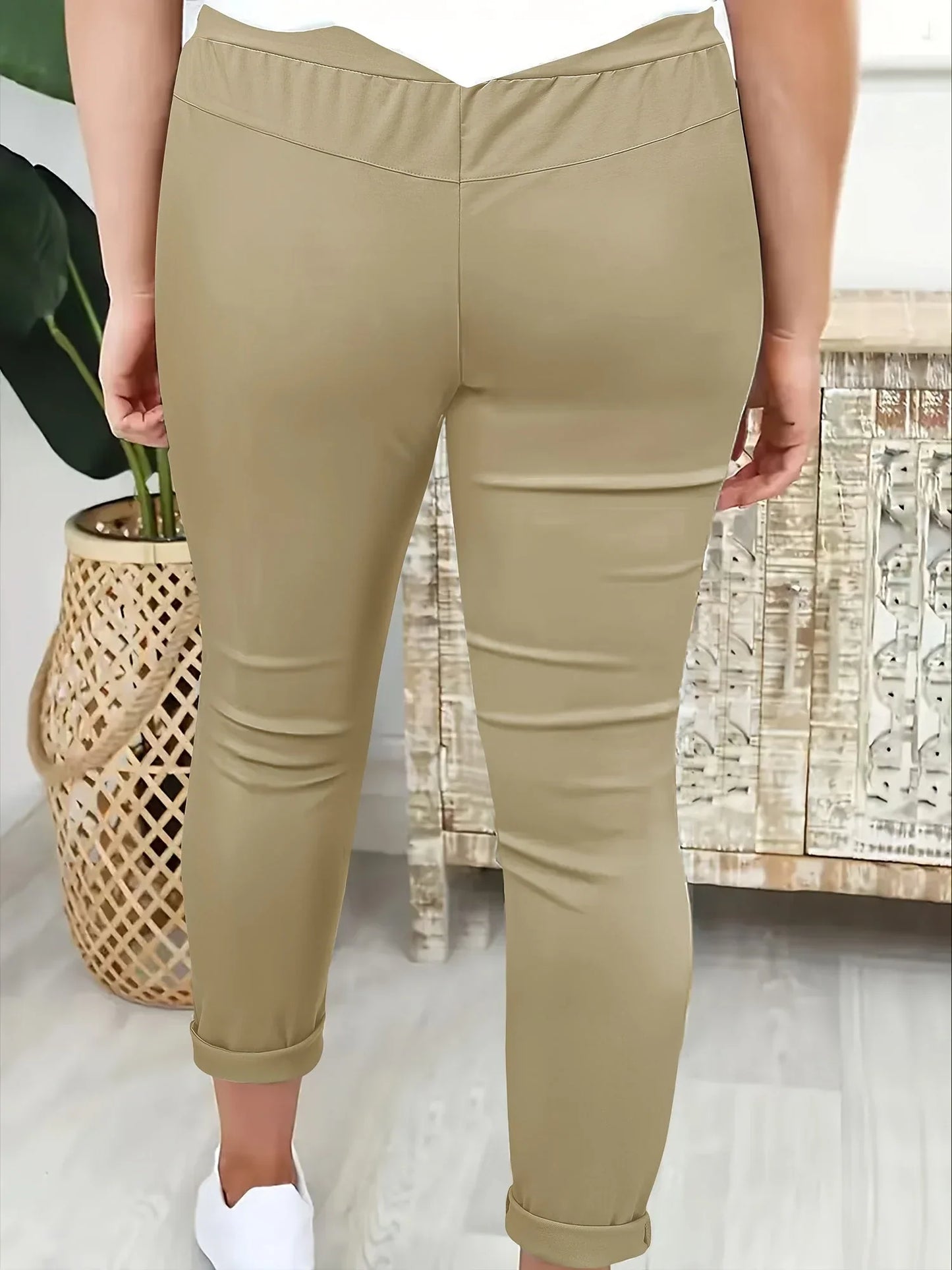 Edvige Alberti™ Pantaloni eleganti elasticizzati per un comfort tutto il giorno