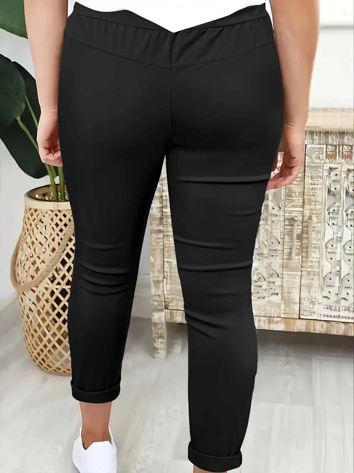 Edvige Alberti™ Pantaloni eleganti elasticizzati per un comfort tutto il giorno