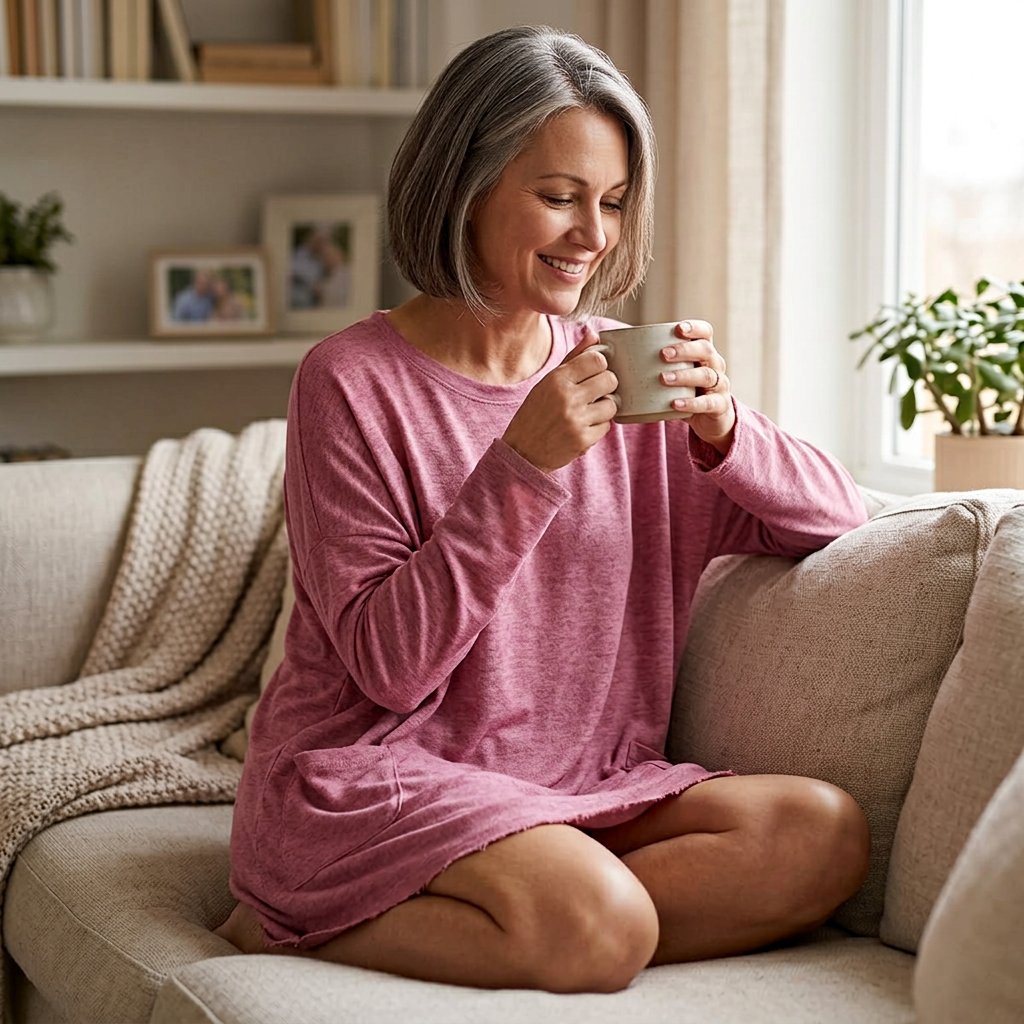 Elettra Brambati™ Blusa a maniche lunghe traspirante con tasca per un comfort senza sforzo