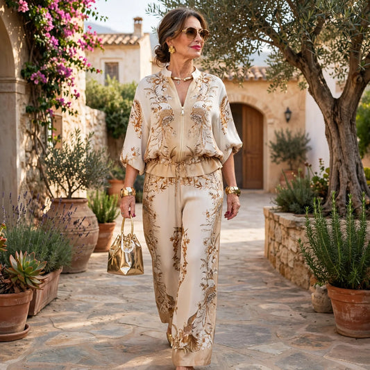 Elettra Ragusa™ Coordinato floreale per uscite estive