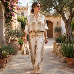 Elettra Ragusa™ Coordinato floreale per uscite estive