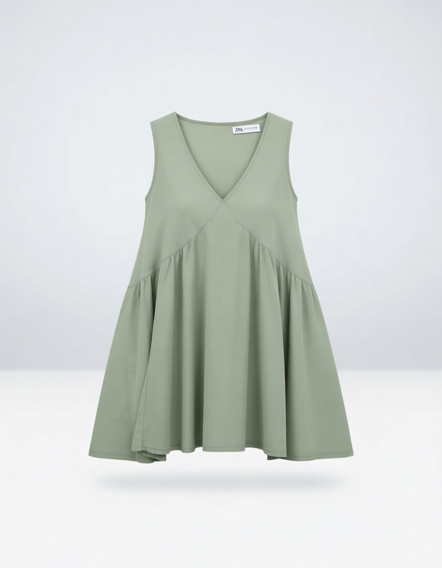 Elisa Soave™ Vestito mini estivo senza maniche leggero come una brezza
