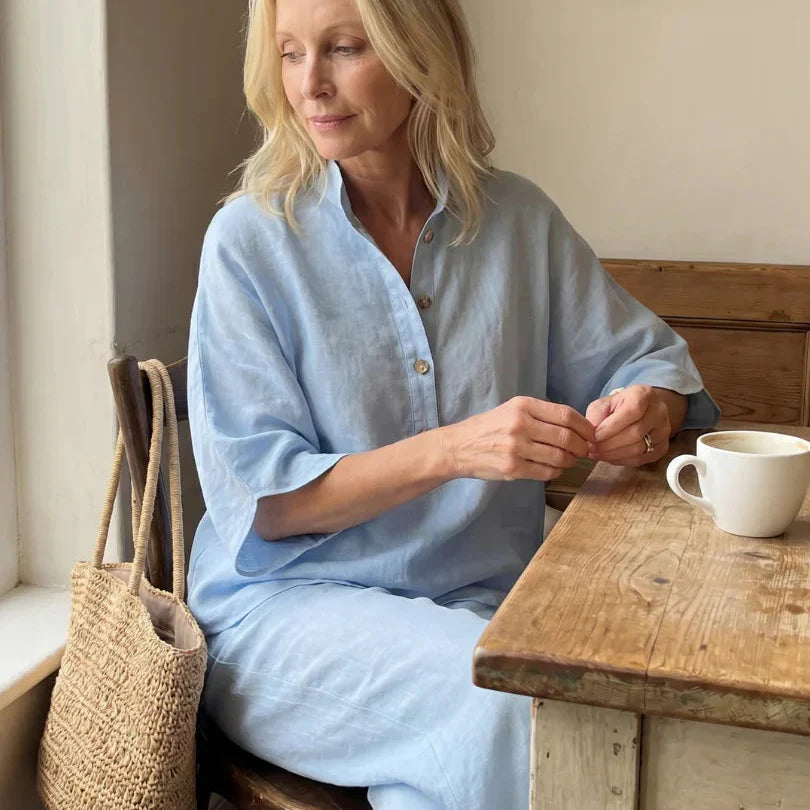 Elsa Berardi™ Coordinato tunica e pantaloni relaxed fit