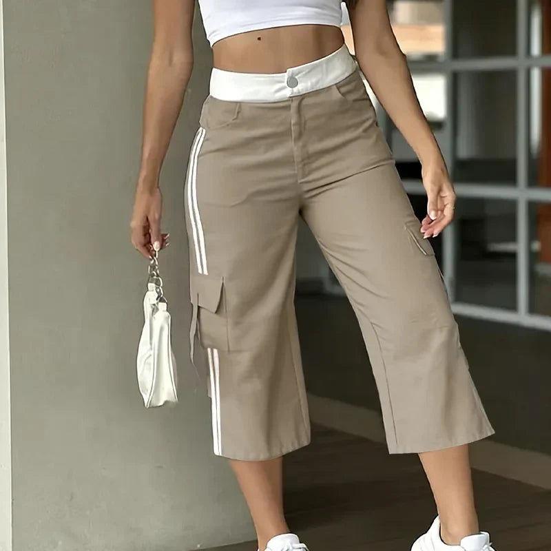 Fausta Agnelli™ Pantaloni capri cargo traspiranti per il comfort quotidiano