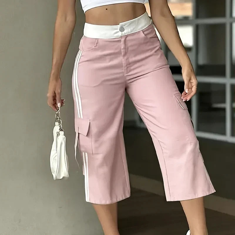 Fausta Agnelli™ Pantaloni capri cargo traspiranti per il comfort quotidiano