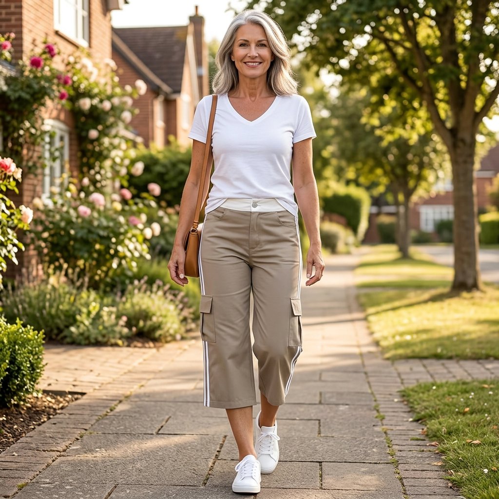 Fausta Agnelli™ Pantaloni capri cargo traspiranti per il comfort quotidiano