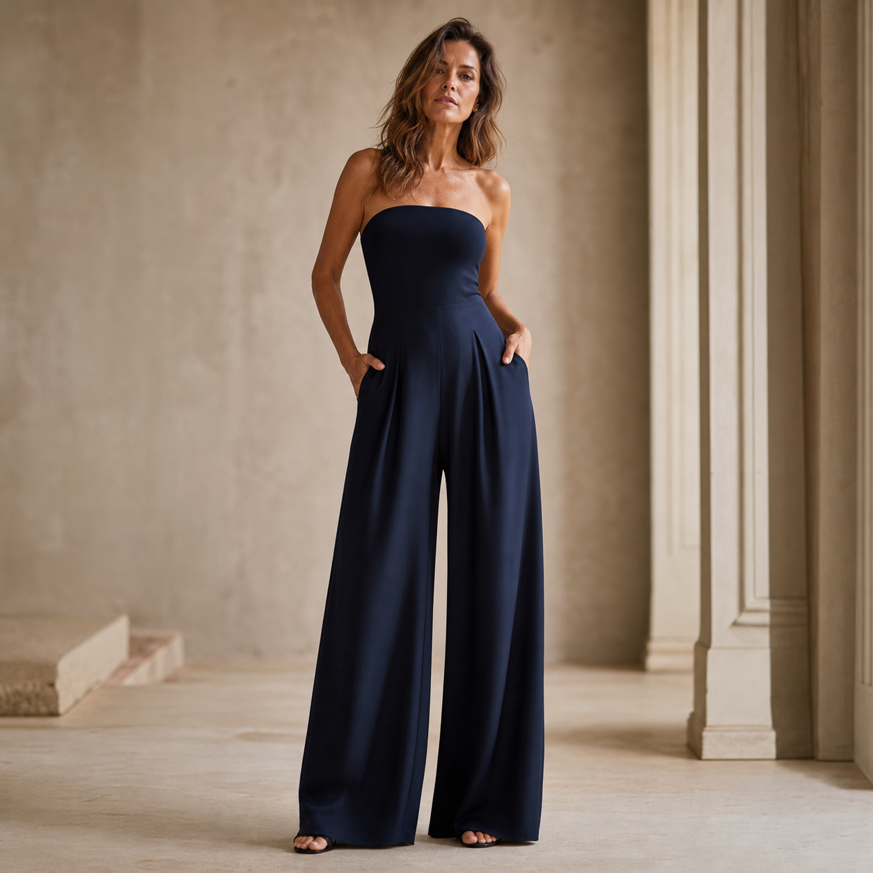 Fausta Ursino™ Tuta lunga elegante per occasioni speciali