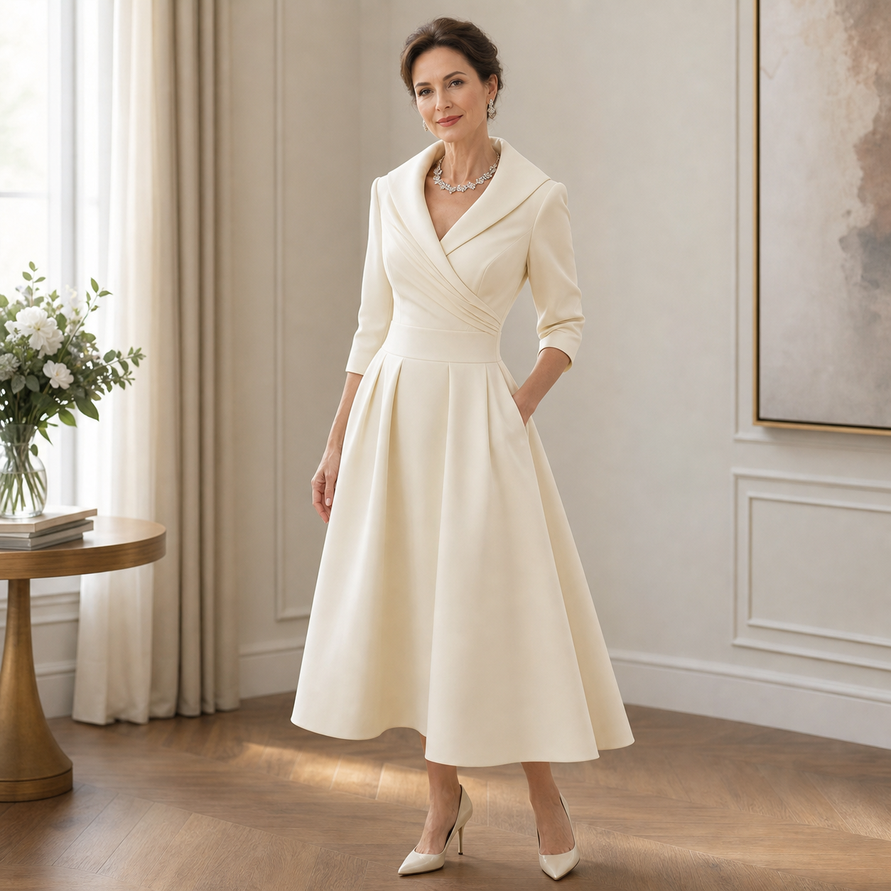 Federica Bassetti™ Abito classico per un'eleganza quotidiana