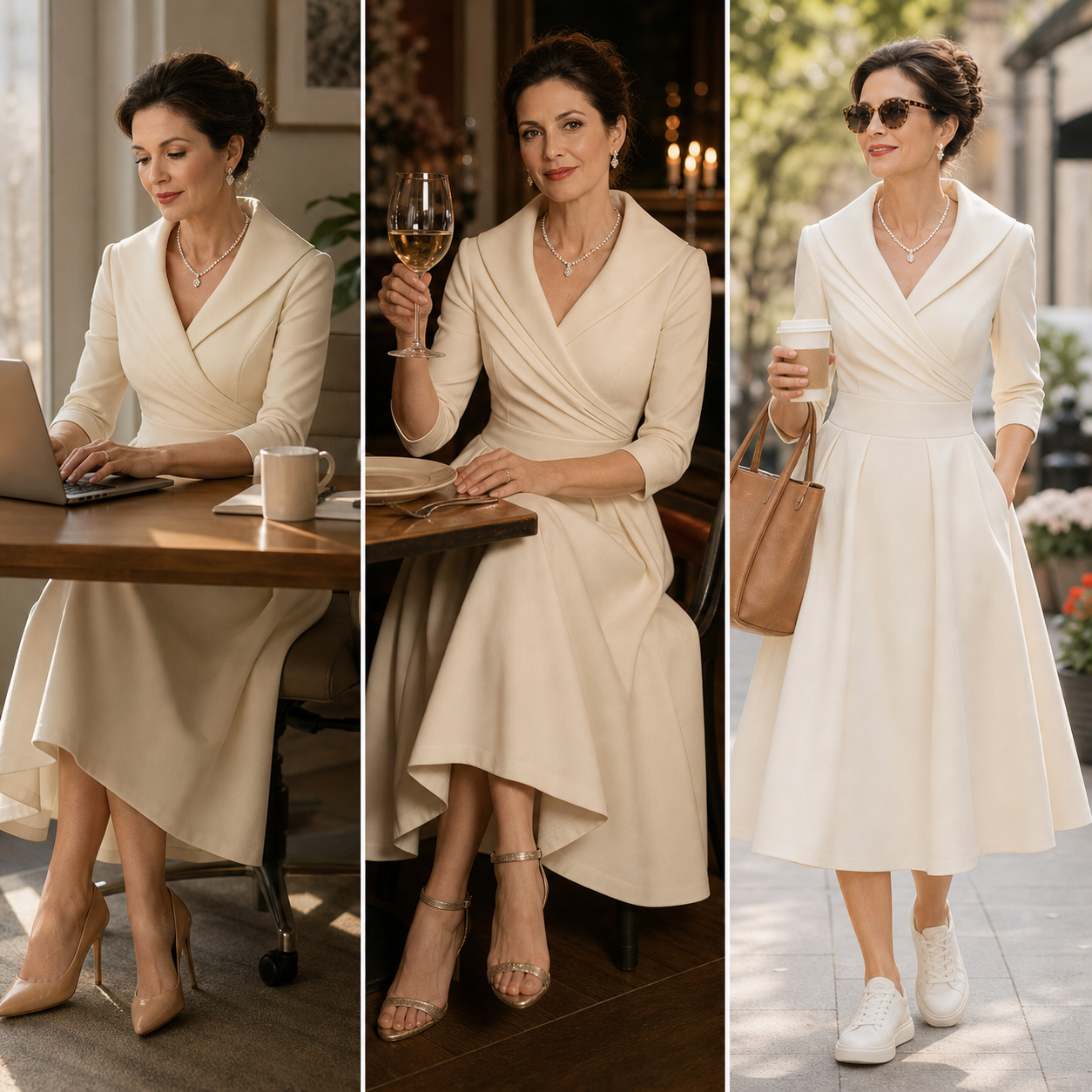 Federica Bassetti™ Abito classico per un'eleganza quotidiana