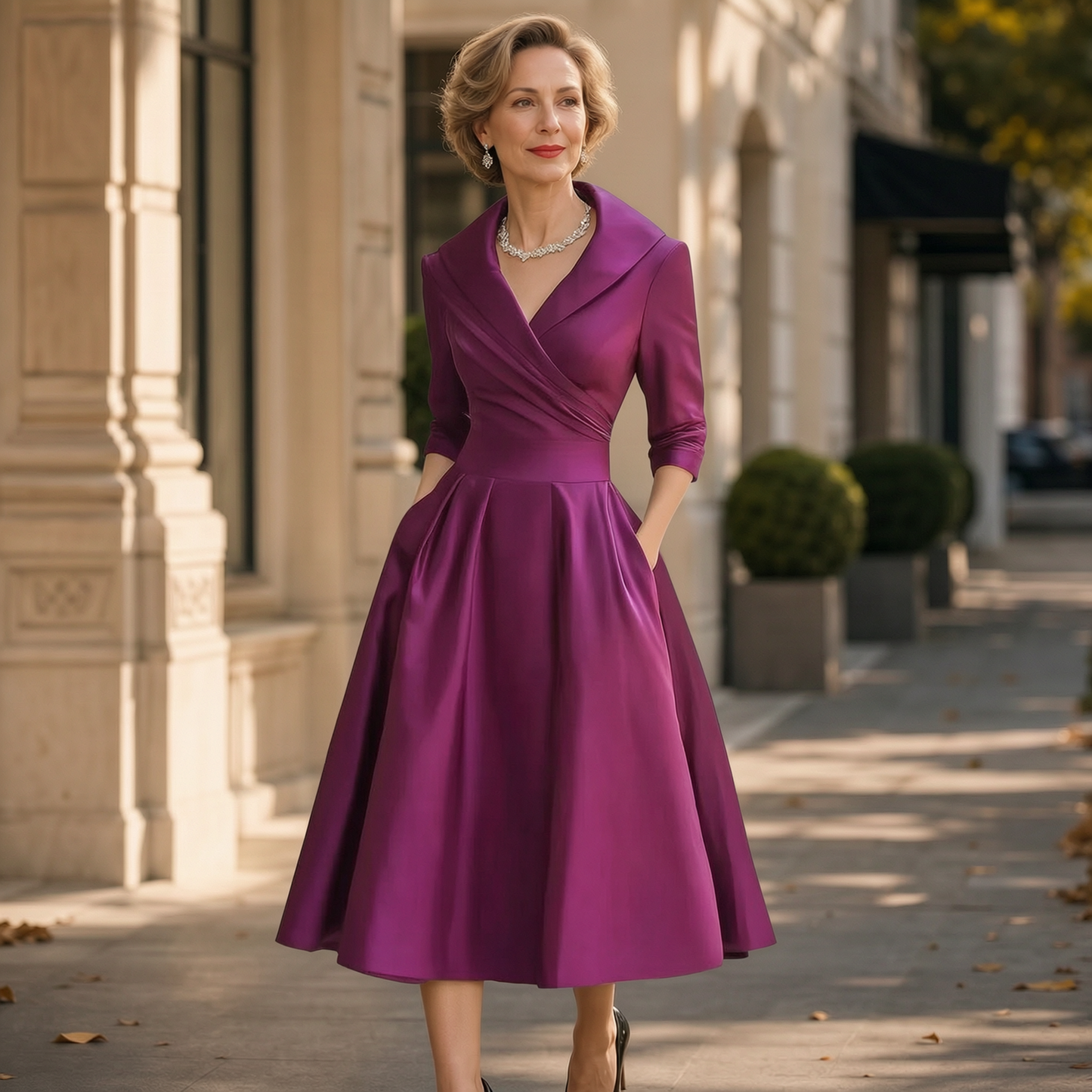 Federica Bassetti™ Abito classico per un'eleganza quotidiana