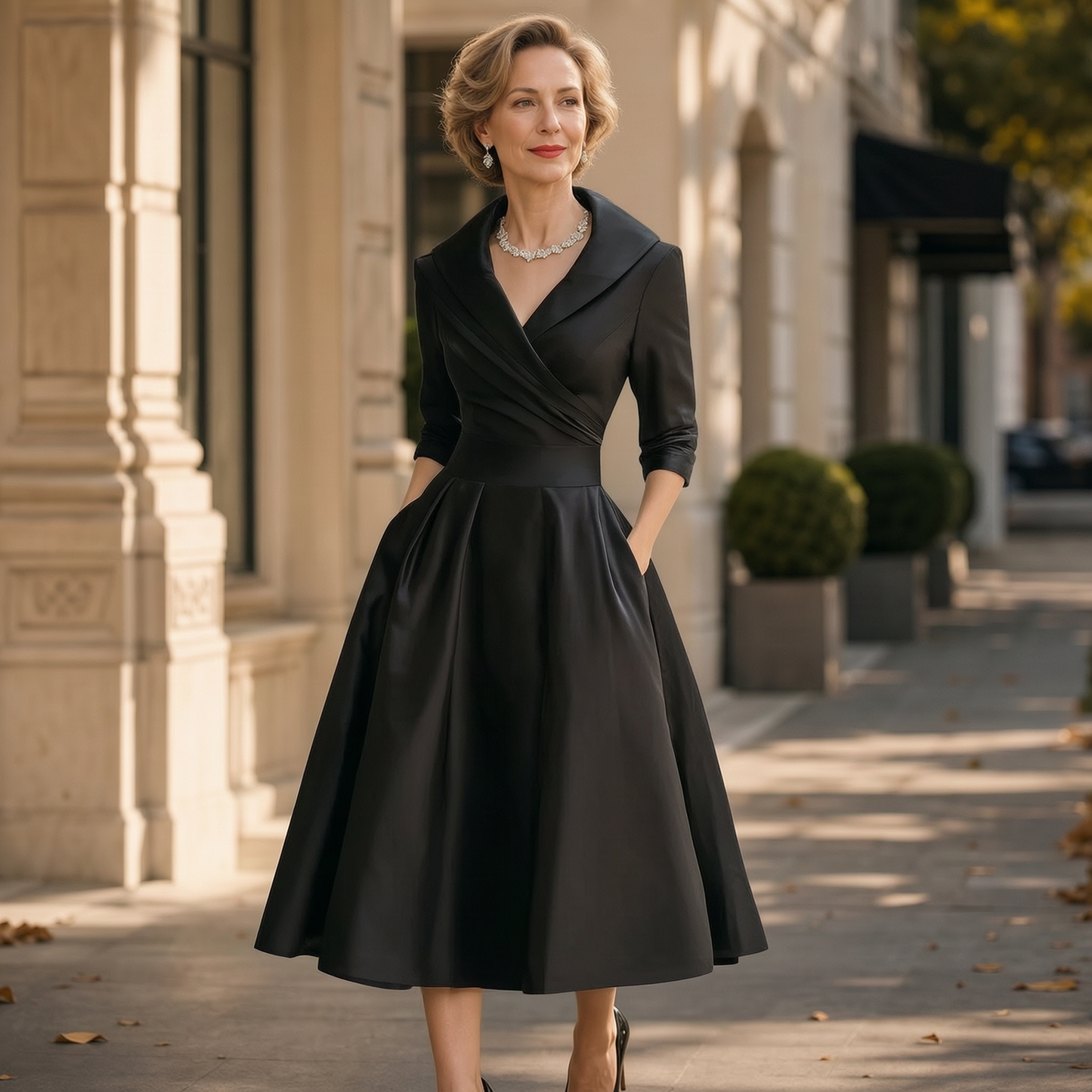 Federica Bassetti™ Abito classico per un'eleganza quotidiana