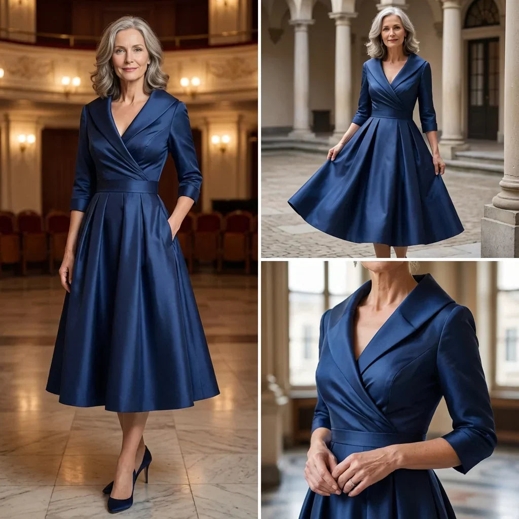 Federica Bassetti™ Abito classico per un'eleganza quotidiana