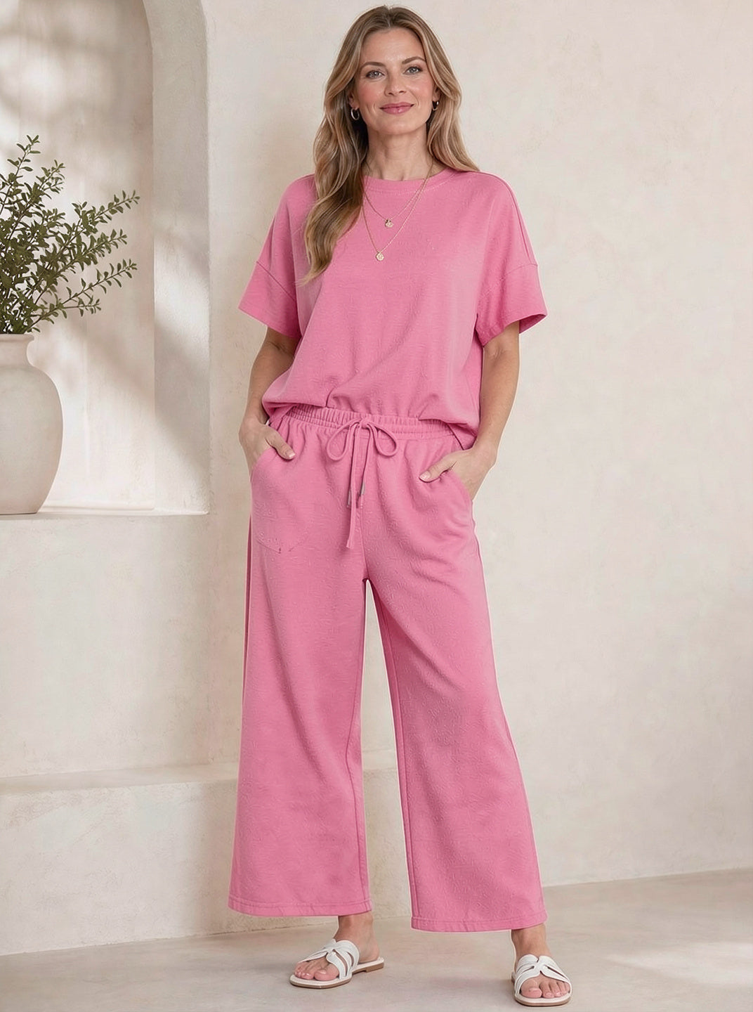Felicia Borsani™ Coordinato estivo casual traspirante